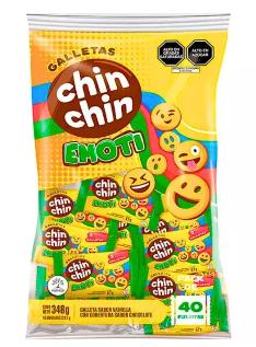Galleta Chin Chin Emoti x 40 UND